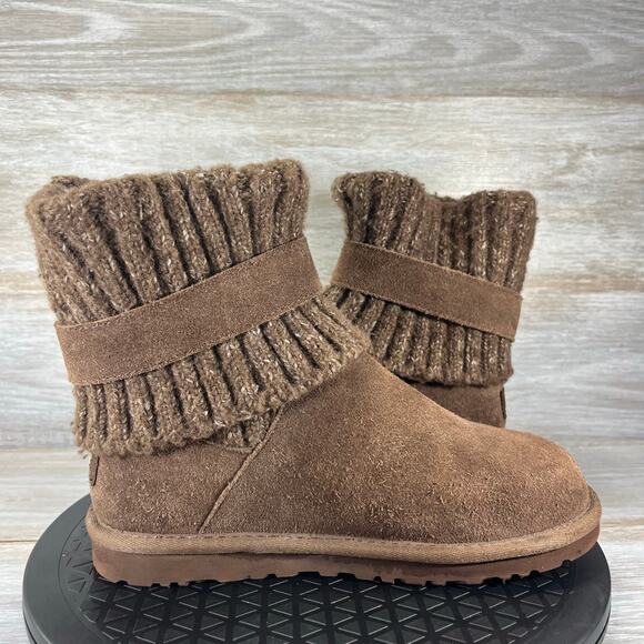 UGG Australia Women’s Cambridge 1006013 Chocolate Suede Boots Size 6 - Picture 8 of 9